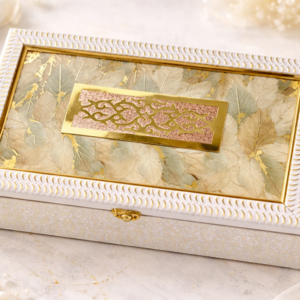 Elegant dry fruit with floral details